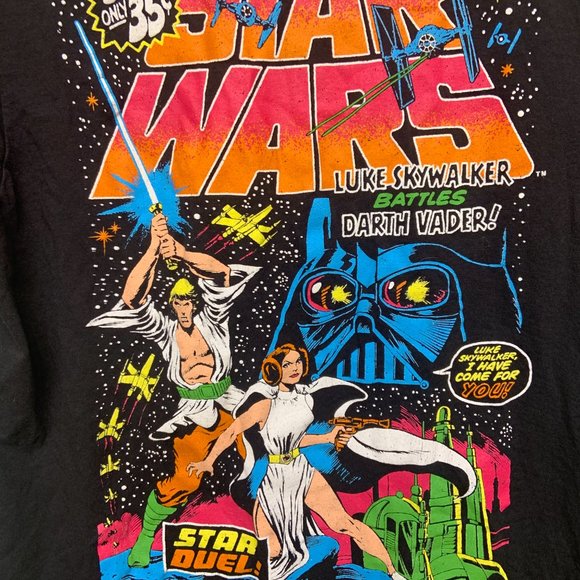 Star Wars Star Duel Retro T-Shirt MEDIUM - Picture 2 of 6